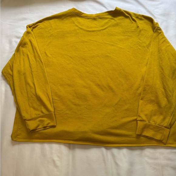 Charlotte Russe Mustard Long Sleeve Top Size 3X - Picture 3 of 3